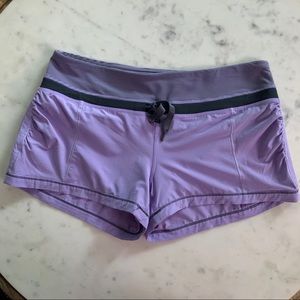 Lululemon shorts pale purple